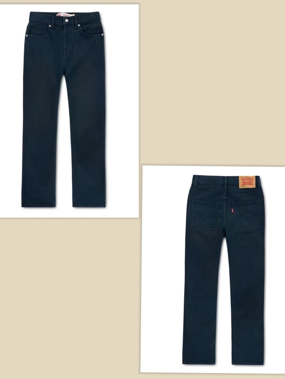 🆕️Boys Levi's 514 Jeans Straight Stretch Sz 4 Reg Navy NWT